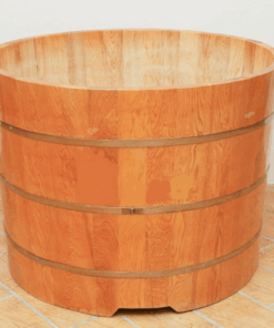 Bồn Ngâm Gỗ Thông Tròn